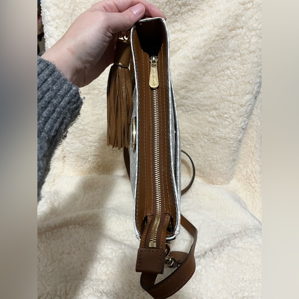 Michael Kors Monogram Crossbody Bag - Picture 7 of 12